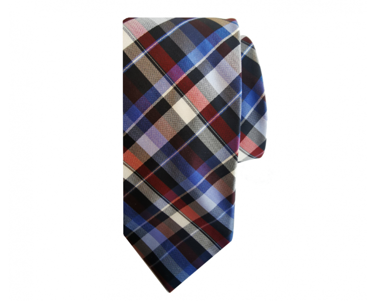 Men's check print solid silk tie Tommy Hilfiger Accessories